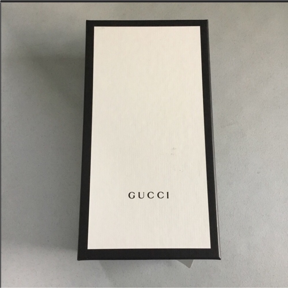 GUCCI EMPTY SHOE BOX NO SHOES 2/DUST BAGS BOX LABEL SIZE 37.5-7.5